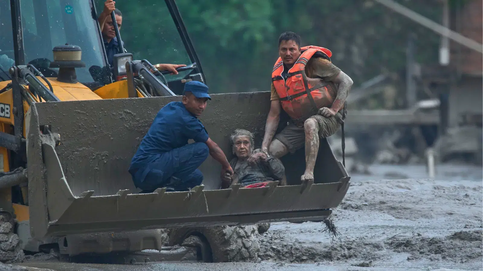 News coverage of the Nepal flood emergency