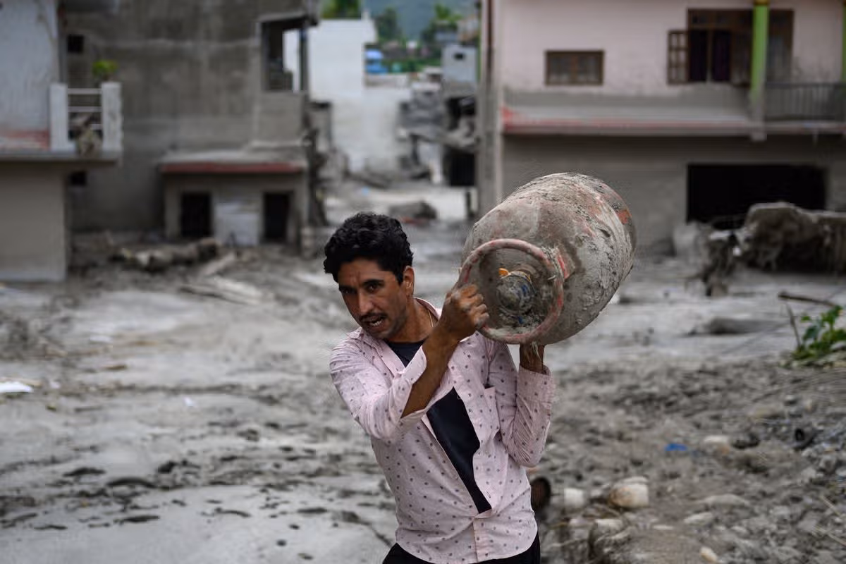 Flood conditions in Nepal